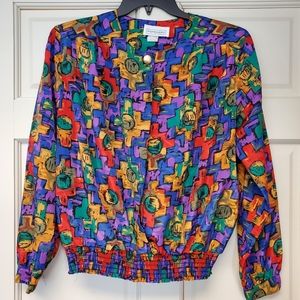 Colorful vintage top